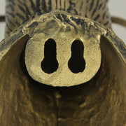 Gold Hare - Image 10 - Gold Finish Hare Head Wall Hanging with Round Eye Glasses Spectacles & Handlebar Mustache – Whimsical