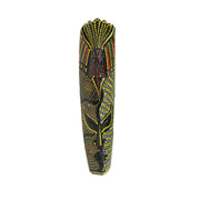 Topang Burang Aborigine Mask Hand Crafted Wall Decor 20 Inch Image 1