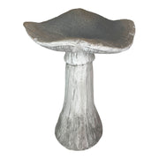White - MGO - 17 inch - Image 1 - Mushroom Statue 17 inches  High, Large Magnesium Oxide Garden Sculpture, Indoor Outdoor