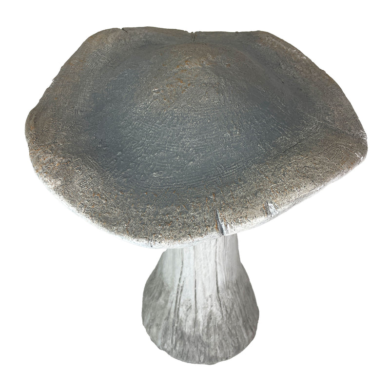 White - MGO - 17 inch - Image 2 - Mushroom Statue 17 inches  High, Large Magnesium Oxide Garden Sculpture, Indoor Outdoor