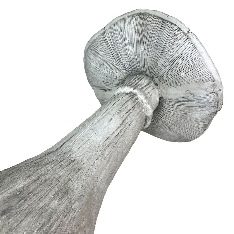 White - MGO - 17 inch - Image 9 - Mushroom Statue 17 inches  High, Large Magnesium Oxide Garden Sculpture, Indoor Outdoor