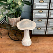 White - MGO - 17 inch - Image 7 - Mushroom Statue 17 inches  High, Large Magnesium Oxide Garden Sculpture, Indoor Outdoor