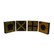 4 Pc. Nautical Flag Markers Decorative Wood Wall Plaque Set Image 1