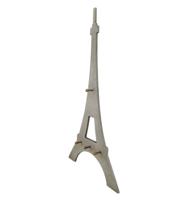 Eiffel Tower Shaped Decorative Wooden Wall Hook Hanging Image 2