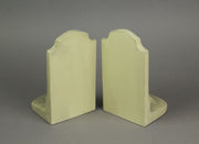 Historical Wonders Collection Aged White Resin Eiffel Tower Bookends - Artistic French Historic Monument Bookshelf Room