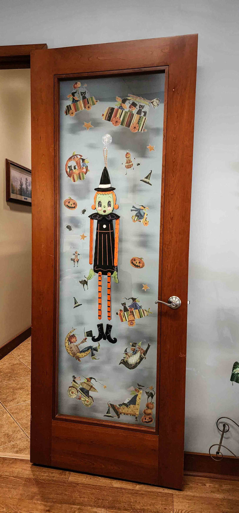 Witch - Image 4 - Johanna Parker Pumpkin Peeps Vintage Wicked Witch Wall or Door Sculpture - Festive 38-Inch High Halloween