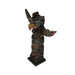 Spread Wings - Image 3 - Handcrafted Wooden Eagle Totem Statue: Intricately Carved with Tribal Designs and Dot-Painted