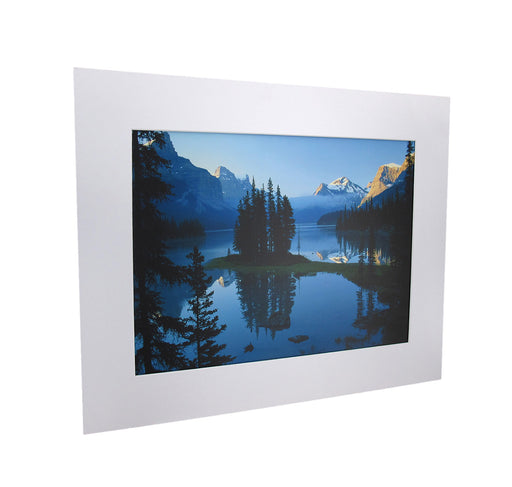 Maligne Lake Matted Print, Jasper National Park, 20 x 16 Inch Image 1