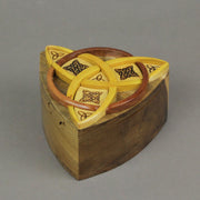 Triquetra Celtic Knots Hand Crafted Wooden Trinket/Puzzle Box Image 4