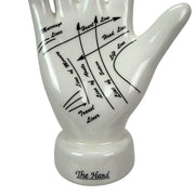 Hand - Image 8 - Zeckos Palmistry Hand Statue, White Glossy Ceramic Collectible Figurine, 8 Inch Freestanding Hand Sculpture