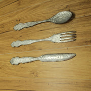 Large Galvanized Metal Fork, Spoon, Knife Farmhouse Wall Decor Set: Rustic Charm Meets Practical Elegance in these Oversized