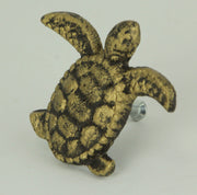 Bronze - Image 9 - Set of 12 Bronze Finish Cast Iron Sea Turtle Drawer Pulls Decorative Cabinet Door Knobs - 3 Inches Long -