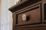White - Image 4 - Set of 12 Antique White Cast Iron Nautical Compass Rose Cabinet Pulls or Drawer Knobs - 2 Inches in