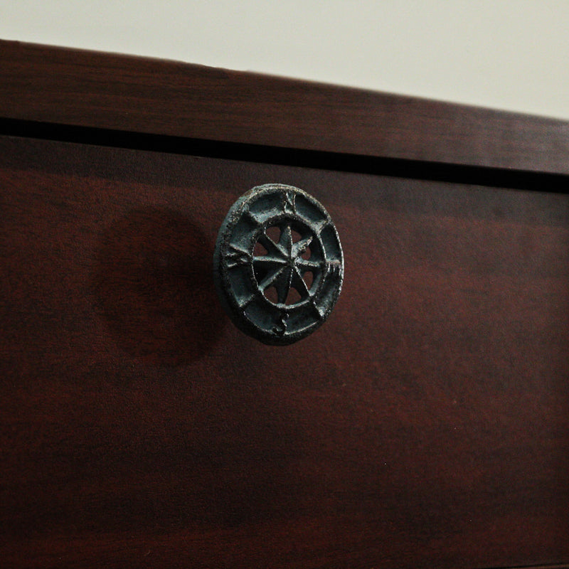 Light Blue - Image 6 - Set of 12 Light Blue Cast Iron Nautical Compass Rose Drawer Pulls: Functional and Stylish Hardware