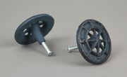 Blue - Image 4 - Set of 12 Dark Blue Cast Iron Cabinet Hardware Knobs: Nautical Compass Rose Drawer Pulls, Each 2.25 Inches