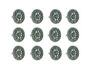 Green - Image 1 - Set of 12 Verdigris Green Cast Iron Nautical Compass Rose Drawer Pull Knobs Cabinet Hardware Handles Room