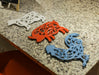 Multicolored - Image 4 - Set of 3 Red, White, and Blue Cast Iron Cow, Pig, and Rooster Kitchen Trivets Decorative Wall Art