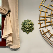 Green - Image 8 - Cast Iron Celtic Green Man Wall Décor Art Hanging | Antiqued Verdigris Green Finish | Symbol of Rebirth and