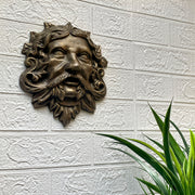 Bronze - Image 6 - Cast Iron Celtic Green Man Wall Décor Art Hanging - Bronze Finish - Symbol of Nature's Rebirth and Growth