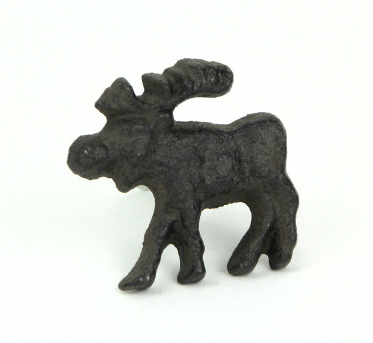 24 - Image 2 - Set of 24 Rustic Brown Cast Iron Moose Drawer Pulls and Cabinet Knobs - Each 2 Inches Long - Perfect for