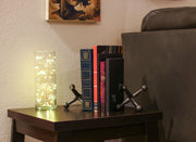 Gray - Image 4 - Retro Matte Grey Cast Iron Giant Jack Decorative Bookends. Whimsical Table Sculptures or Functional Door