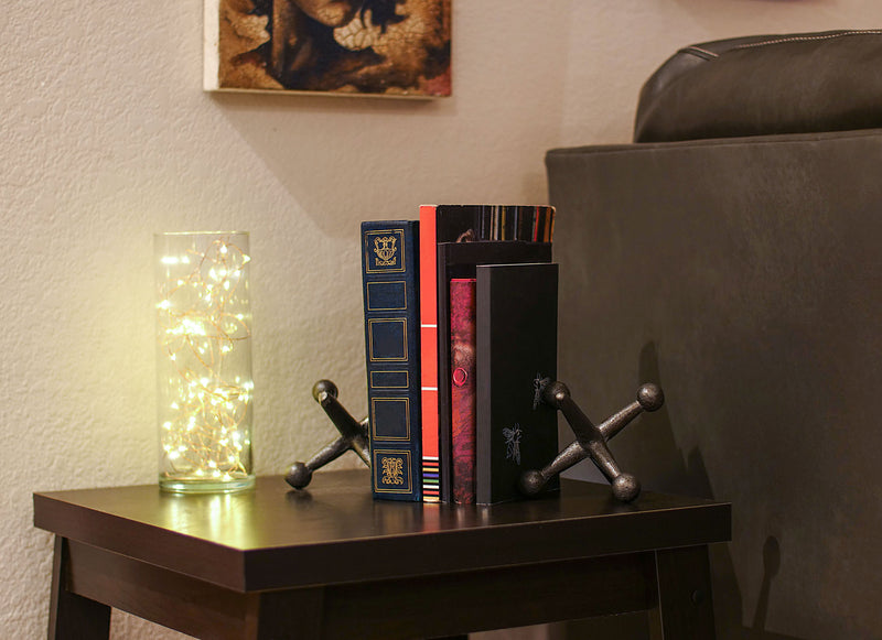 Gray - Image 4 - Retro Matte Grey Cast Iron Giant Jack Decorative Bookends. Whimsical Table Sculptures or Functional Door