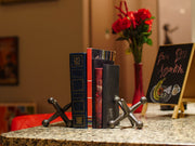 Gray - Image 5 - Retro Matte Grey Cast Iron Giant Jack Decorative Bookends. Whimsical Table Sculptures or Functional Door