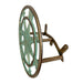 Cast Iron Nautical Compass Rose Wall Mounted Decorative Hanging Garden Hose Hanger - Verdigris Green Finish Hose Holder