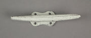 White - Image 5 - Set of 4 Weathered White Cast Iron Boat Cleat Wall Hooks/Drawer Pulls - Easy Installation - Nautical Charm