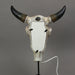 Southwestern Style Steer Skull Resin Decorative Wall Sconce Or Table Accent Lamp with Removable Metal Stand & LED Bulb