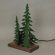 Flippin Bird - Image 9 - 12.25-Inch Rustic Metal Naughty Bigfoot in Forest Accent Lamp: Whimsical Sasquatch Home Decor Adding