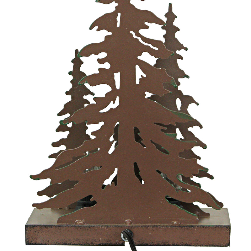 Flippin Bird - Image 6 - 12.25-Inch Rustic Metal Naughty Bigfoot in Forest Accent Lamp: Whimsical Sasquatch Home Decor Adding