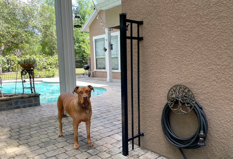 Cast Iron Tree of Life Decorative Wall-Mounted Garden Hose Hanger - Stylish Outdoor Hose Holder Décor with a 12-Inch Diameter