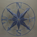 Blue - Image 9 - Distressed Dark Blue Metal Nautical Compass Rose Wall Hanging - Vintage Coastal Seaside Charm - 24 Inches in
