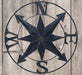 Blue - Image 5 - Distressed Dark Blue Metal Nautical Compass Rose Wall Hanging - Vintage Coastal Seaside Charm - 24 Inches in