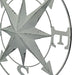 White - Image 8 - Distressed White Finish Metal Nautical Compass Rose Wall Hanging - Timeless Coastal Elegance for Your Home