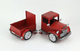 Red - Image 2 - Vintage Pickup Truck Metal Bookends with Weathered Red Finish - Charming Front and Back Design - Perfect for