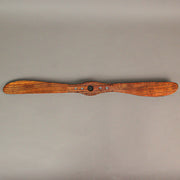 24 Inch - Image 10 - Hand-Carved Vintage Distressed Brown Wooden Airplane Propeller Wall Sculpture - Timeless Prop Plane