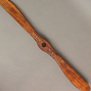 24 Inch - Image 11 - Hand-Carved Vintage Distressed Brown Wooden Airplane Propeller Wall Sculpture - Timeless Prop Plane