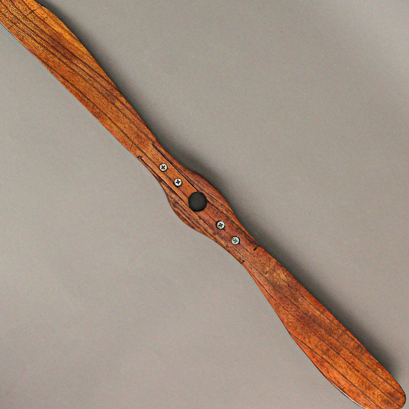 24 Inch - Image 11 - Hand-Carved Vintage Distressed Brown Wooden Airplane Propeller Wall Sculpture - Timeless Prop Plane