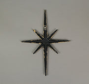 Gold - Image 6 - Radiant Trio of Large Metallic Gold Cast Iron Starburst Wall Hangings - Timeless Mid Century Modern Décor -