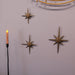 Gold - Image 5 - Large Set of 3 Metallic Gold Cast Iron Starburst Wall Hangings Mid Century Modern Décor 8 Pointed Stars