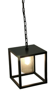 Mid Century Modern Oil Rubbed Bronze Finish Industrial Ceiling Hanging Light Fixture Geometric Chandelier Pendant Lamp