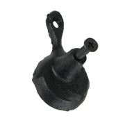 Set of 6 Black Mini Cast Iron Skillet Drawer Pulls - Decorative Kitchen Cabinet Knobs for Rustic Charm - Simple Installation