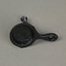 Set of 6 Black Mini Cast Iron Skillet Drawer Pulls - Decorative Kitchen Cabinet Knobs for Rustic Charm - Simple Installation