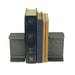 Pair of Cast Iron I-Beam Girder Bookends: Versatile Decorative Rustic Bookshelf Accessories for Mid-Century Modern Farmhouse