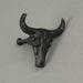 Set of 6 Cast Iron Steer Skull Drawer Pulls Western Home Decor Cabinet Knobs Image 11