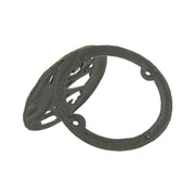 Zeckos Enchanting Bronze Cast Iron Doorknocker - Decorative Sun, Moon, and Stars Knocker Design for Rustic Front Door Decor -