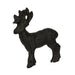 Set of 6 Rustic Brown Cast Iron Deer Drawer Pulls - Decorative Cabinet Knobs for a Charming Woodland Touch - Rustic Home