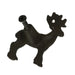 Set of 6 Rustic Brown Cast Iron Deer Drawer Pulls - Decorative Cabinet Knobs for a Charming Woodland Touch - Rustic Home